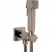 Гигиенический душ в комплекте с прогрессивным смесителем Bossini Cube Brass E38001.094 цвет никель шлифованный