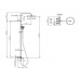 Душевой комплект с термостатом для ванны BOSSINI L10402.1.030 верхний душ 250 мм, хром