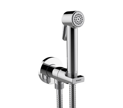 Гигиенический душ - комплект с прогрессивным смесителем Bossini Paloma Brass E34007B.030 цвет хром