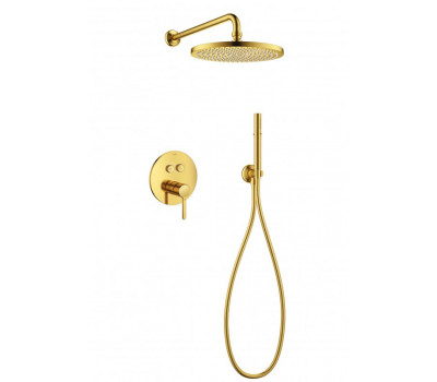 Встраиваемый душевой комплект CEZARES ECO-DSET-BORO Брашированное золото Встраиваемый душевой комплект CEZARES ECO-DSET-BORO Брашированное золото