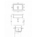 Раковины хозяйственная 75х50 см Simas Q530 bi