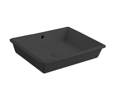 Раковины встраиваемая под столешницу 48х37 см SIMAS Top e lavabi d'Arredo S59 nero matt*0 черный матовый