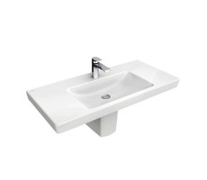 Раковина 100х47 см Villeroy&Boch Subway 2.0 7175A0R1 CeramicPlus, цвет-альпийский белый