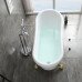 Ванна акриловая отдельностоящая 157х77 Cerutti SPA CLASSIC 150 CT9667 на львиных лапах золото