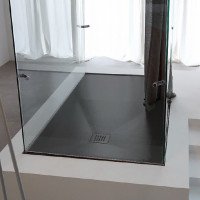 Душевой поддон керамический 120x80x3 Scarabeo Step 3010 NRM23 черный матовый Nero Matt