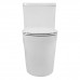 Унитаз-моноблок Creo Ceramique ONE ON0101 безободковый, в комплекте с быстросъемным сиденьем микролифт