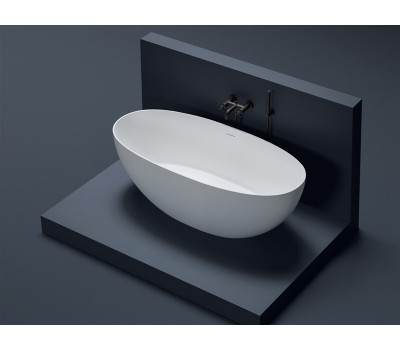 Ванна отдельностоящая из искусственного камня 150x72 см GRUPPO TREESSE V065BO белая матовая Ванна отдельностоящая из искусственного камня 150x72 см GRUPPO TREESSE V065BO белая матовая