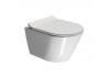 Унитаз подвесной GSI Kube X 9412FR511 Genius Flush, с креплением, цвет белый глянцевый