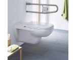 Подвесной унитаз для инвалидов на колясках DURAVIT D-Code 22280900002 цвет: белый (сиденье отдельно)