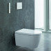 Комплект Duravit SensoWash® Starck f Plus SET: унитаз подвесной ME by Starck Rimless 375х575 мм с сиденьем SensoWash® f + инсталляция + бесконтактная стеклянная клавиш 650000012004320+WD1014000000+WD5003012000а, цвет белый