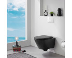 Унитаз подвесной Duravit D-Neo  2577098900 цвет-антрацит матовый