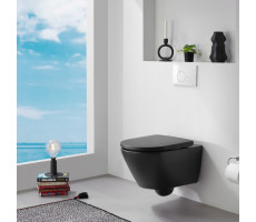 Унитаз подвесной Duravit D-Neo  2577098900 цвет-антрацит матовый