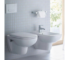 Подвесной унитаз Duravit D-Code 25350900002 с вертикальным смывом, цвет: белый