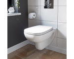 Подвесной унитаз DURAVIT D-Code 2535090000 (сиденье отдельно)