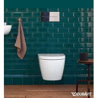 Унитаз подвесной Duravit ME by Starck Compact Rimless 25300900001 сиденье отдельно