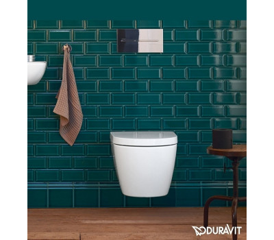 Унитаз подвесной Duravit ME by Starck Compact Rimless 2530090000 сиденье отдельно