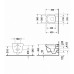 Унитаз подвесной Duravit ME by Starck Compact Rimless 2530090000 сиденье отдельно