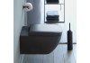 Унитаз подвесной rimless Duravit Happy D.2 2222098900 цвет: антрацит матовый (сиденье отдельно) 