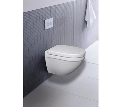 Подвесной унитаз Duravit Starck 3 2227090000 (сиденье отдельно) Подвесной унитаз Duravit Starck 3 2227090000 (сиденье отдельно)