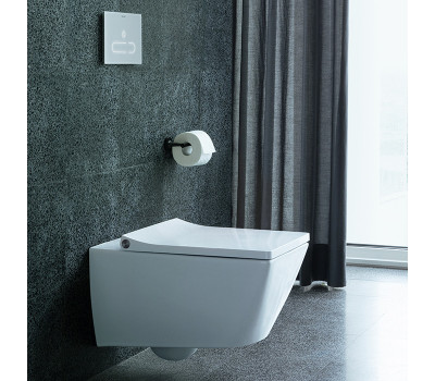 Унитаз подвесной rimless Duravit Viu 25110900001 с покрытием WG, цвет белый (сиденье отдельно) 