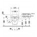 Подвесной унитаз функцией биде DURAVIT DuraStyle 2537590000 с сиденьем 613200012004300 Sensowash Slim
