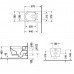 Унитаз подвесной Duravit ME by Starck 45290900A1 микролифт