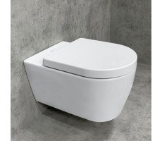 Унитаз подвесной Duravit Starck 3 2225090000 с креплением Durafix, цвет белый