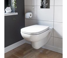 Подвесной унитаз DURAVIT D-Code 2535090000 (сиденье отдельно)