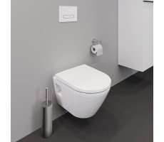 Подвесной унитаз безободковый Duravit D-Neo 2578090000 цвет: белый 
