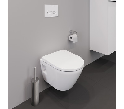 Подвесной унитаз безободковый Duravit D-Neo 2578090000 цвет: белый 