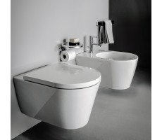 Унитаз подвесной Laufen Kartell 8.2033.7.400.000.1 (сиденье отдельно) Унитаз подвесной Laufen Kartell 8.2033.7.400.000.1 (сиденье отдельно)