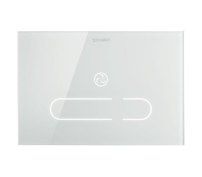 Электронная клавиша смыва для унитаза DURAVIT SensoWash F WD5003012000 белое стекло Электронная клавиша смыва для унитаза DURAVIT SensoWash F WD5003012000 белое стекло