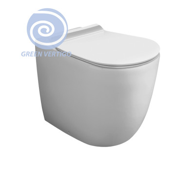 Унитаз напольный SIMAS Vignoni VI01VERTbi безободковый, слив универсальный, смыв TORNADO (green vertigo), цвет: белый Унитаз напольный SIMAS Vignoni VI01VERTbi безободковый, слив универсальный, смыв TORNADO (green vertigo), цвет: белый