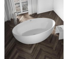 Ванна акриловая отдельностоящая 170х80 Frank F6123 White белая
