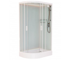 Душевая кабина 120х80 см Frank F412R М White правосторонняя, матовое стекло Душевая кабина 120х80 см Frank F412R М White правосторонняя, матовое стекло