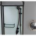 Душевая кабина 120х80 см Frank F412R Black без крыши, черный