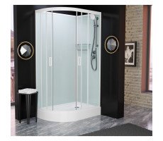 Душевая кабина 110х80см Frank F411R White без крыши Душевая кабина 110х80см Frank F411R White без крыши