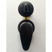 Душевая кабина 100х80см Frank F418L Black без крыши, чёрный цвет 