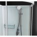 Душевая кабина 100х80 см Frank F418L White без крыши, белый цвет 
