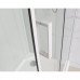 Душевая кабина 100х80 см Frank F418L White без крыши, белый цвет 