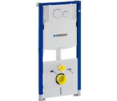 Система инсталляции для унитазов Geberit Duofix  111.301.KJ.5 кнопка белая