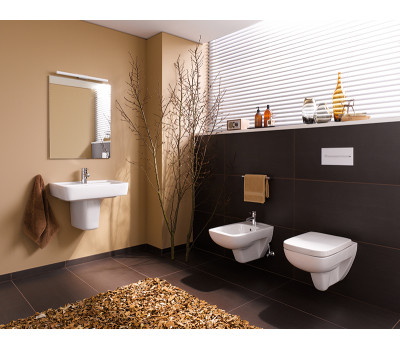 Унитаз подвесной Geberit Renova Plan 202170000 безободковый, сиденье отдельно