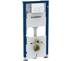Инсталляция для подвесного унитаза Geberit Duofix 458.128.11.1 кнопка белая глянец Инсталляция для подвесного унитаза Geberit Duofix 458.128.11.1 кнопка белая глянец