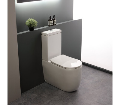 Унитаз моноблок Kerasan Nolita 531701 с креплением WB5N. цвет белый глянцевый