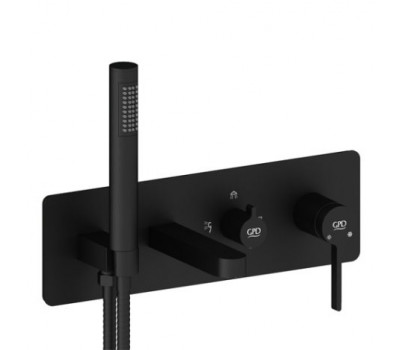 Смеситель для ванны внутреннего монтажа GPD GILDO COLORED MKA165-S черный матовый Смеситель для ванны внутреннего монтажа GPD GILDO COLORED MKA165-S черный матовый