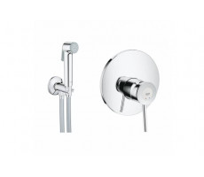 Готовый комплект для гигиенического душа GROHE BauClassic 124902 встраиваемый смеситель, гигиенический набор, хром