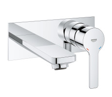 Смеситель для раковины на два отверстия Grohe 19409001 Lineare New 