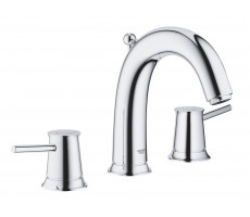 Смеситель для раковины двухвентильный, на раковину, 3 отверстия Grohe BauClassic 20470000 хром