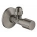 Вентиль угловой 1/2″-3/8 Grohe 22039AL0 для подключения смесителей, темный графит, матовый