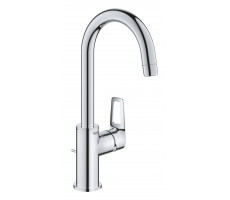 Смеситель для раковины размер L хром Grohe 23763001 BauLoop